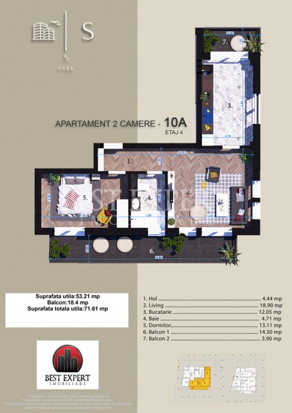 Titan, Pallady, 2 camere, zona linistita, acces rapid STB 5 min.